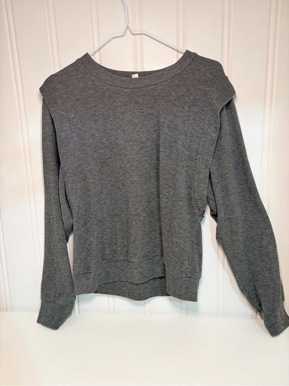 Hem & Thread Gray Crewneck Sweatshirt